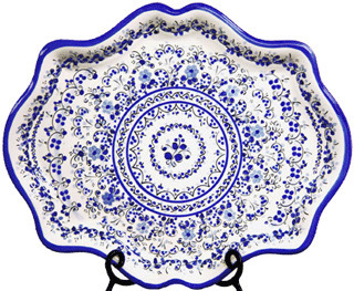 Bandeja torrijas azul