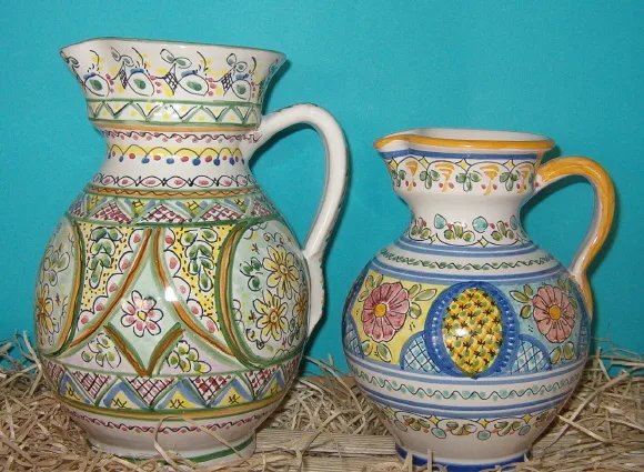 Jarras vajilla vino