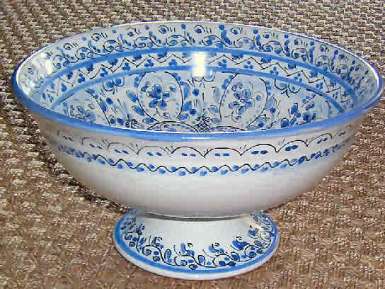 Frutero peana azul