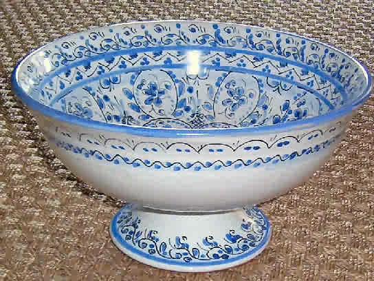 Frutero peana azul