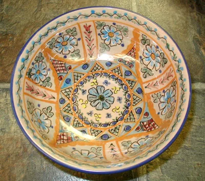 Plato de cerámica